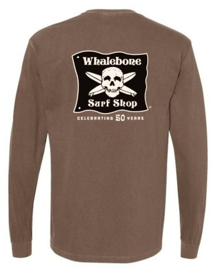 WHALEBONE LOGO CELEBRATING 50 YEARS LONG SLEEVE TEE