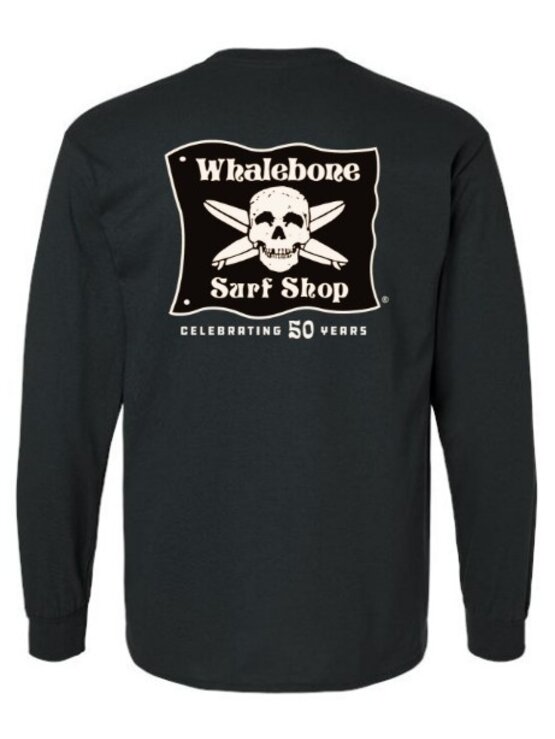 WHALEBONE LOGO Celebrating 50 Years 3X - 5X Long Sleeve Tee