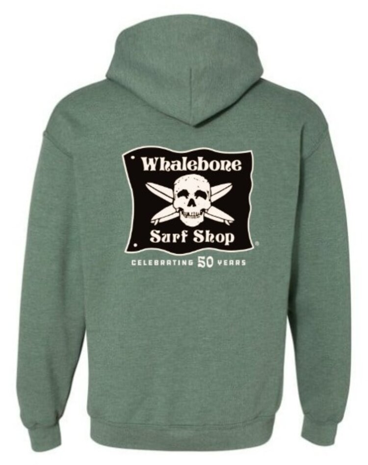 WHALEBONE LOGO CELEBRATING 50 YEARS PULLOVER HOODIE
