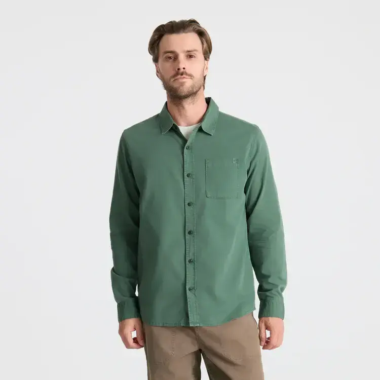 ROARK MADE TO FADE LONG SLEEVE BUTTON UP SHIRT