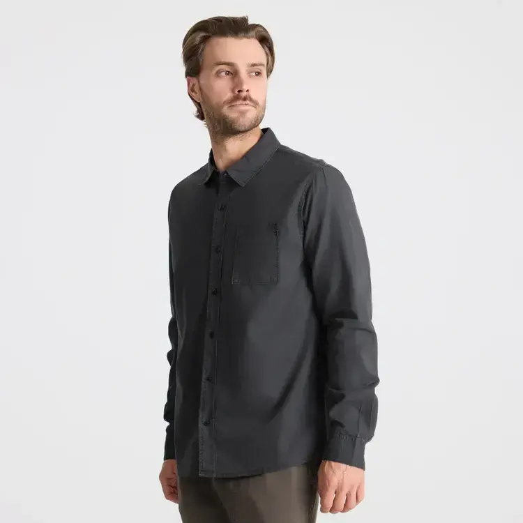 ROARK MADE TO FADE LONG SLEEVE BUTTON UP SHIRT