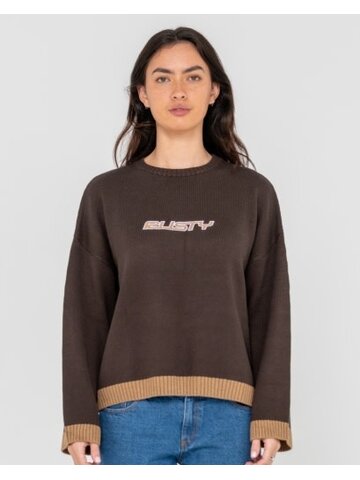 RUSTY USA Rider Relaxed Crew Neck Knit