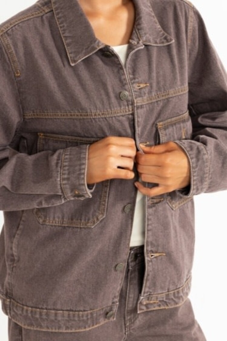 RHYTHM DEMI OVERSIZED DENIM JACKET