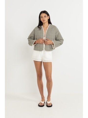 RHYTHM Antibes Plaid Quilted Jacket