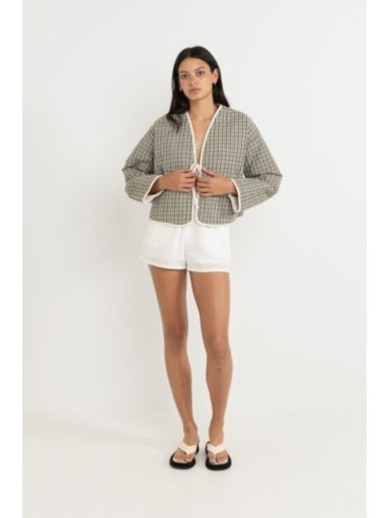 RHYTHM Antibes Plaid Quilted Jacket