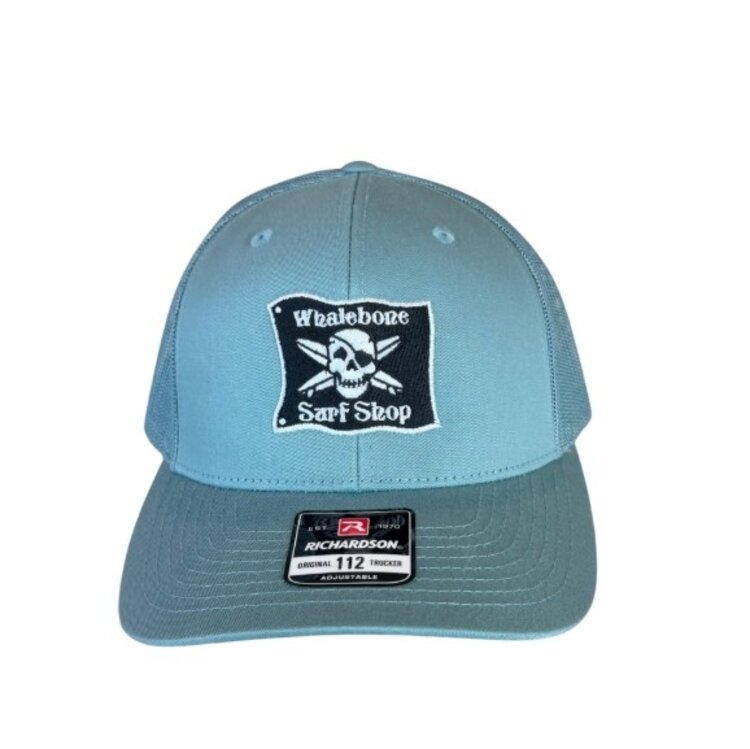 WHALEBONE LOGO EMBROIDERED FLAG TRUCKER