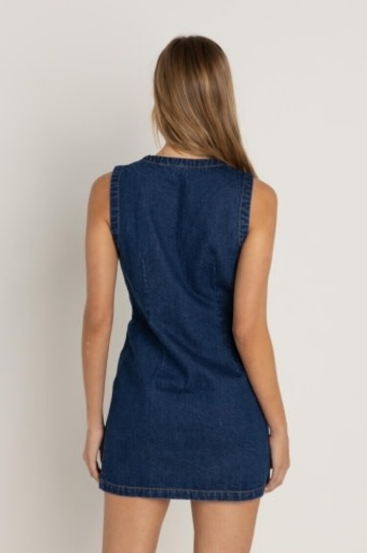 RHYTHM GIA DENIM DRESS