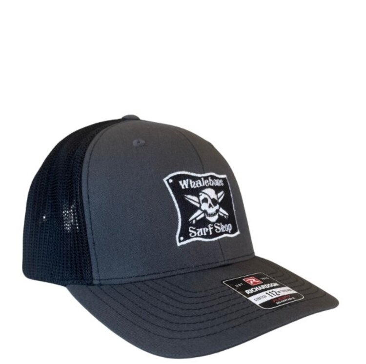WHALEBONE LOGO EMBROIDERED FLAG 112+ TRUCKER HAT