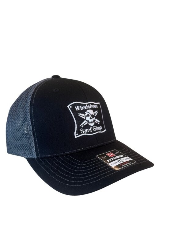 WHALEBONE LOGO Embroidered Flag Trucker Hat
