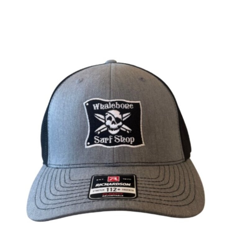 WHALEBONE LOGO EMBROIDERED FLAG 112+ TRUCKER HAT