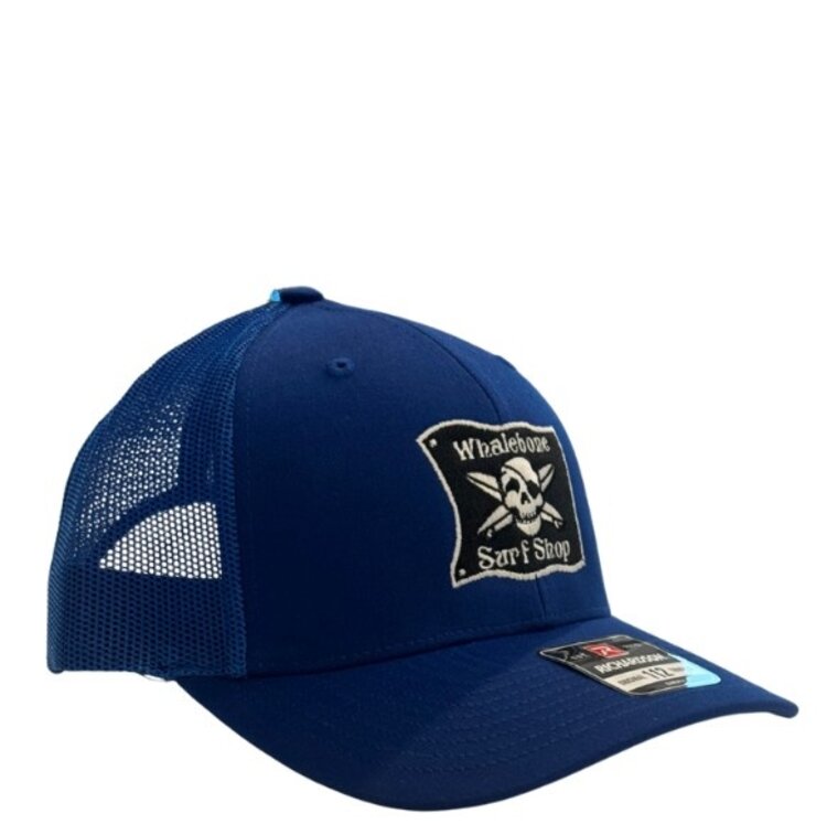 WHALEBONE LOGO EMBROIDERED FLAG TRUCKER