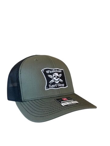 WHALEBONE LOGO Embroidered Flag Trucker