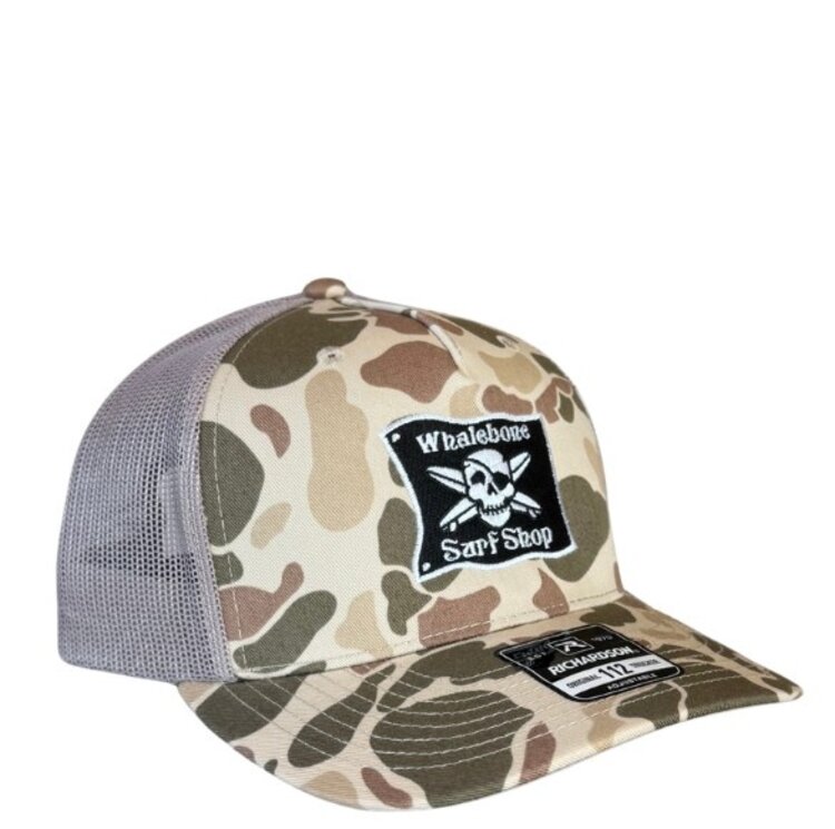 WHALEBONE LOGO EMBROIDERED FLAG TRUCKER