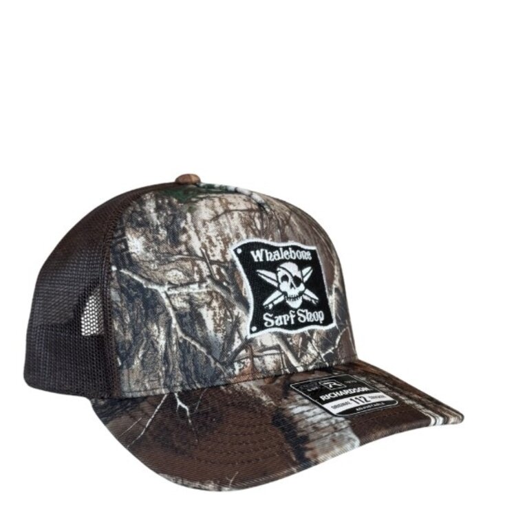 WHALEBONE LOGO EMBROIDERED FLAG TRUCKER