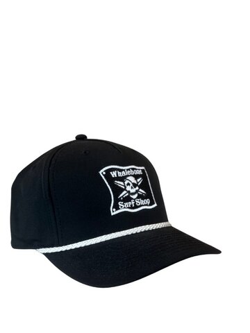WHALEBONE LOGO Embroidered Flag 5 Panel Rope Hat