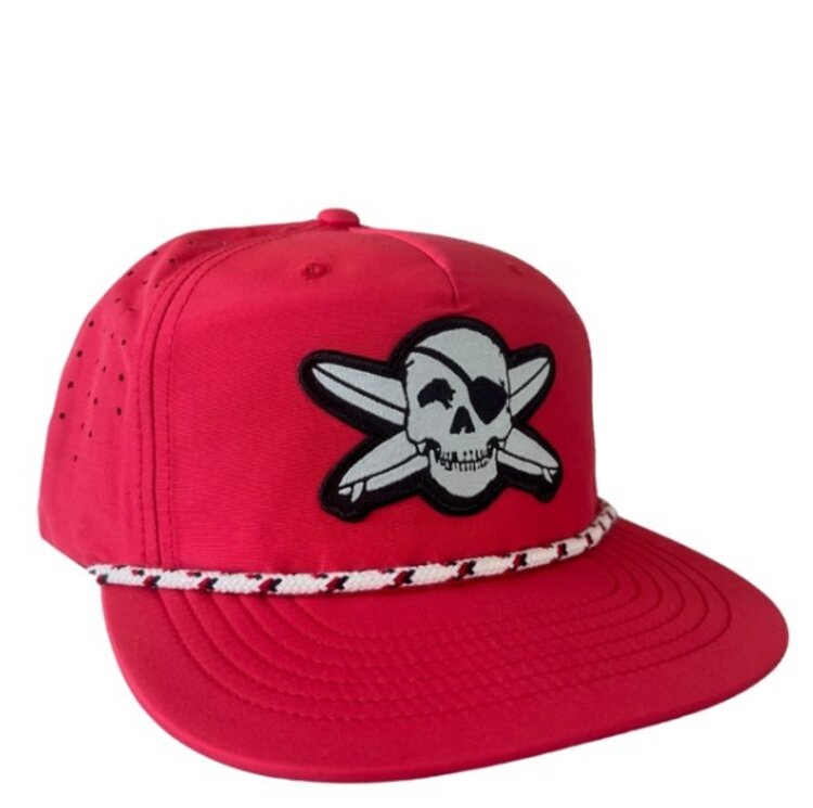 WHALEBONE LOGO SKULL AND BOARDS PATCH C55 GRANDPA HAT