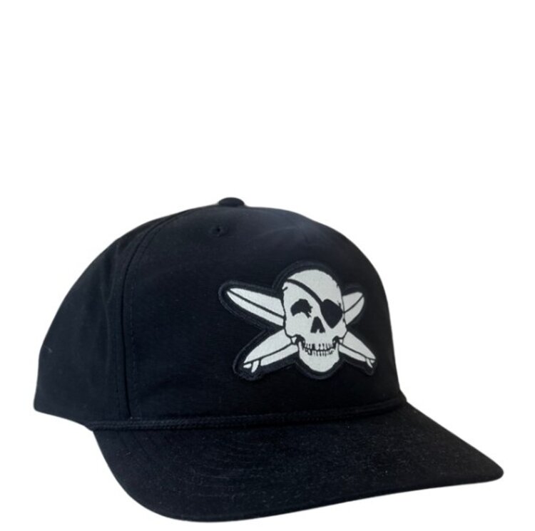 WHALEBONE LOGO SKULL AND BOARDS PATCH C55 GRANDPA HAT