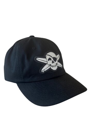 WHALEBONE LOGO Skull & Boards Patch Dad Hat