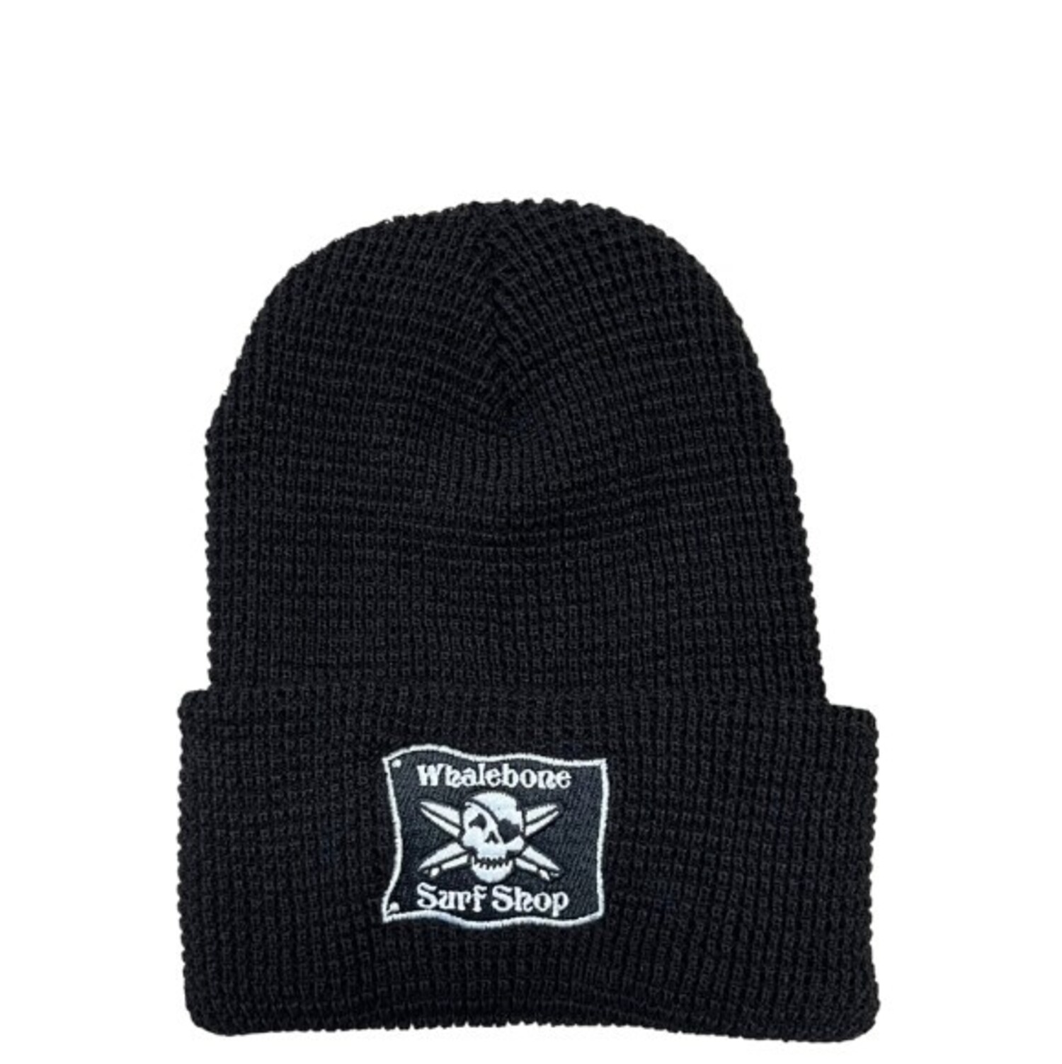 EMBROIDERED FLAG 146 WAFFLE KNIT BEANIE - Whalebone Surf Shop