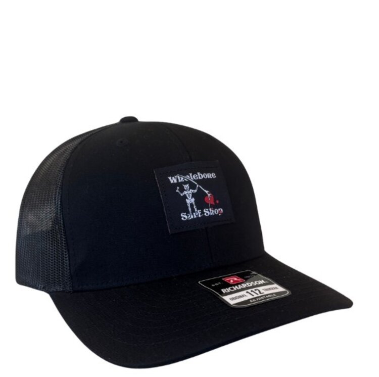 WHALEBONE LOGO BLACKBEARD PATCH RICHARDSON 112 TRUCKER HAT