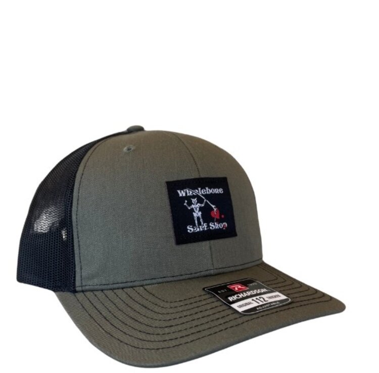 WHALEBONE LOGO BLACKBEARD PATCH RICHARDSON 112 TRUCKER HAT