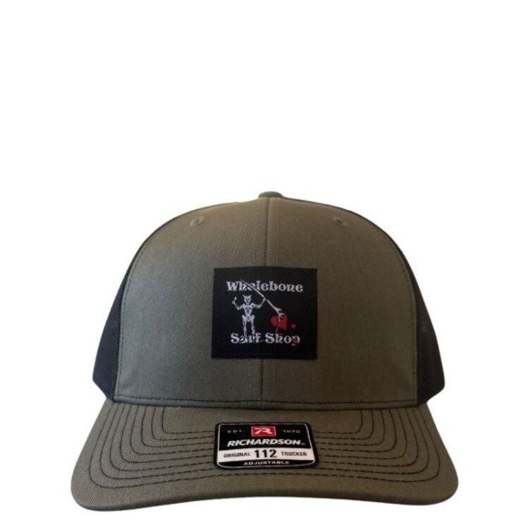 WHALEBONE LOGO BLACKBEARD PATCH RICHARDSON 112 TRUCKER HAT