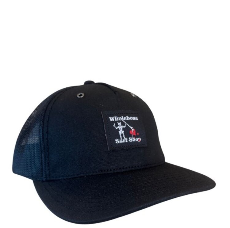 WHALEBONE LOGO BLACKBEARD PATCH RICHARDSON 112WH TRUCKER HAT