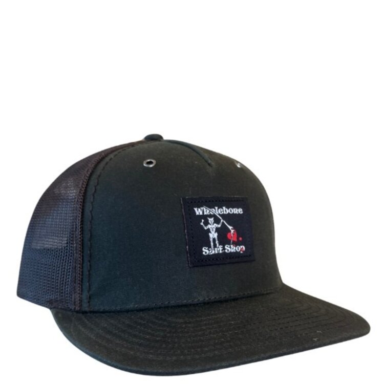 WHALEBONE LOGO BLACKBEARD PATCH RICHARDSON 112WH TRUCKER HAT