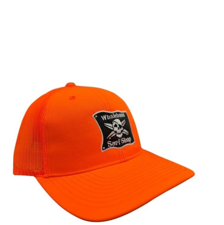 WHALEBONE LOGO EMBROIDERED FLAG TRUCKER