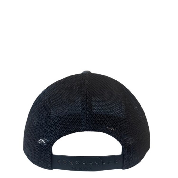 WHALEBONE LOGO BLACKBEARD PATCH RICHARDSON 112+ TRUCKER HAT