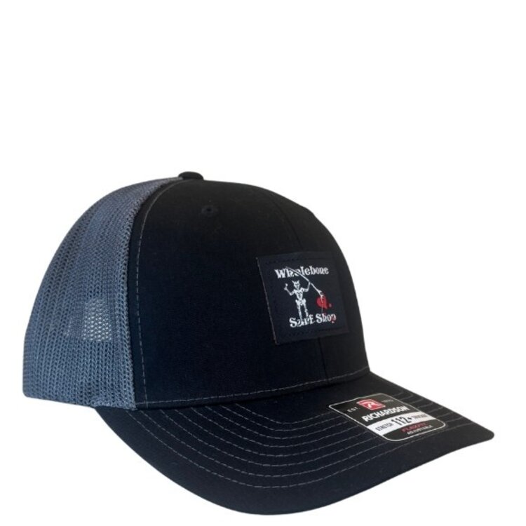 WHALEBONE LOGO BLACKBEARD PATCH RICHARDSON 112+ TRUCKER HAT