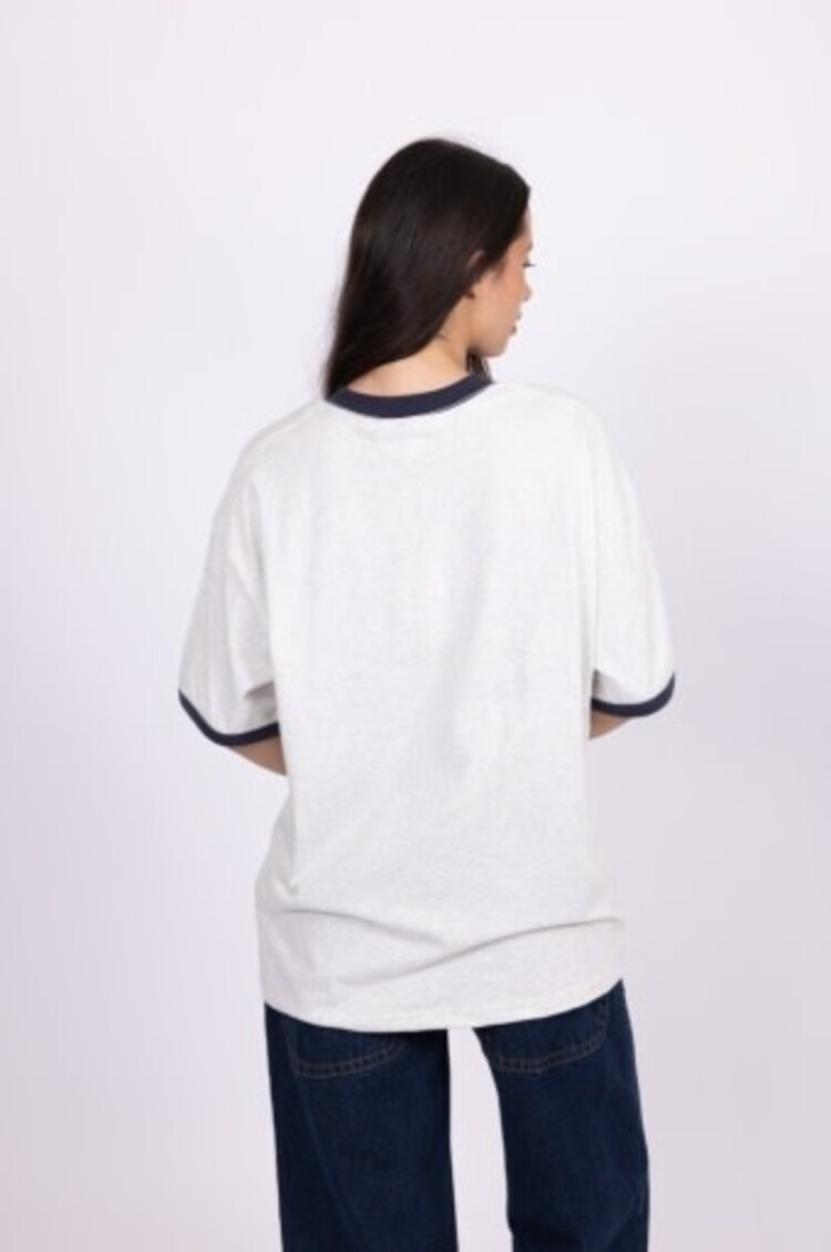 RUSTY USA WAVE RIDER 2.0 RINGER OVERSIZED TEE