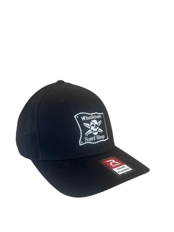 WHALEBONE LOGO Embroidered Flag Mesh Back Trucker