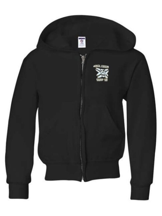 WHALEBONE LOGO Youth Surfcraft Zip Up