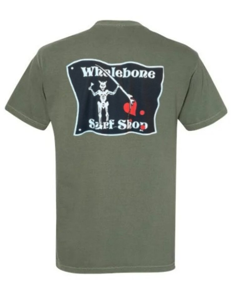 WHALEBONE LOGO BLACKBEARD SHORT SLEEVE COMFORT COLORS TEE