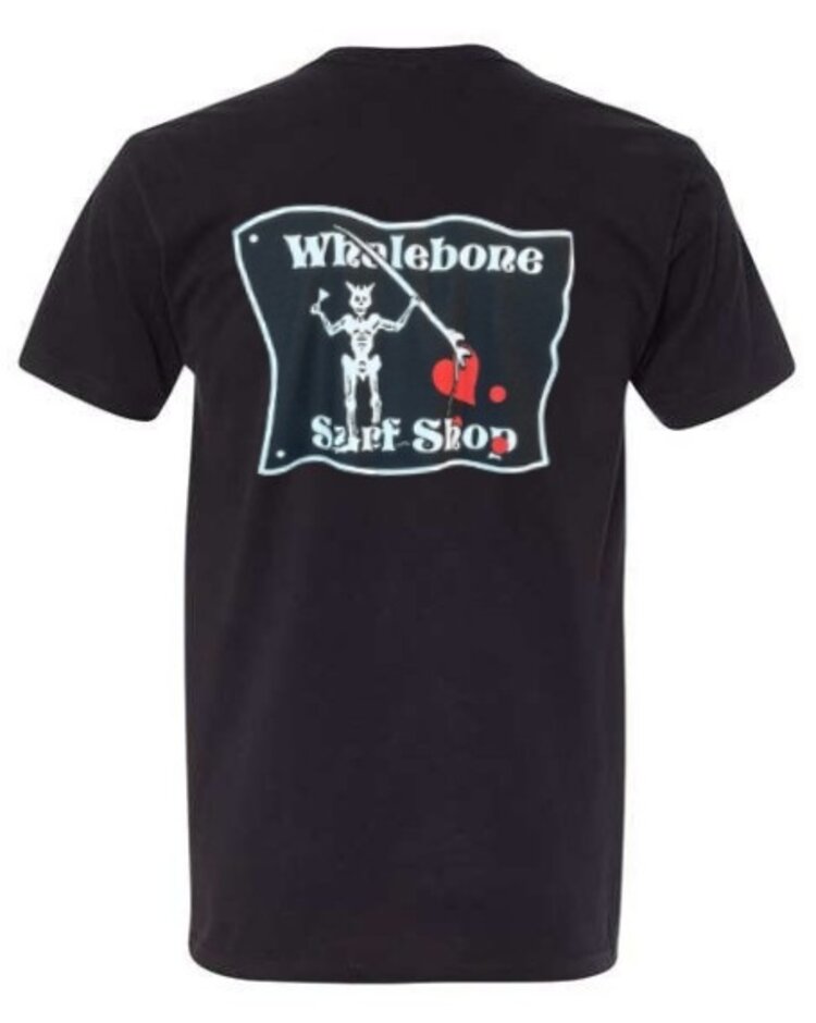 WHALEBONE LOGO BLACKBEARD NEXT LEVEL SUEDED SHORT SLEEVE TEE