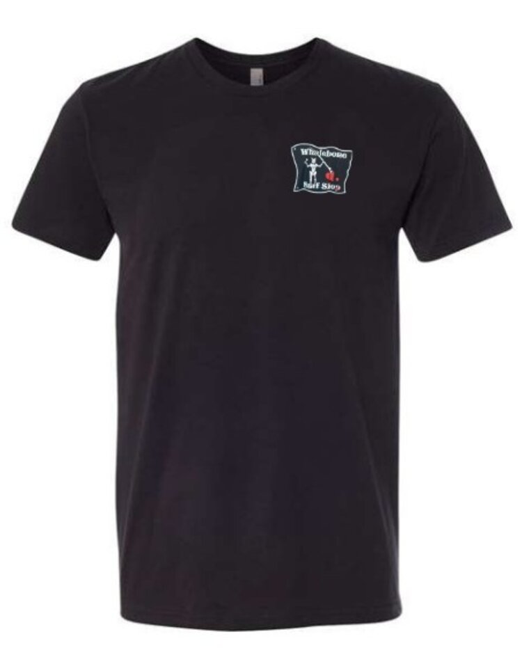 WHALEBONE LOGO BLACKBEARD NEXT LEVEL SUEDED SHORT SLEEVE TEE