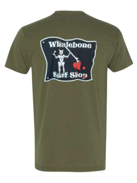 WHALEBONE LOGO Blackbeard Sueded Short Sleeve Tee