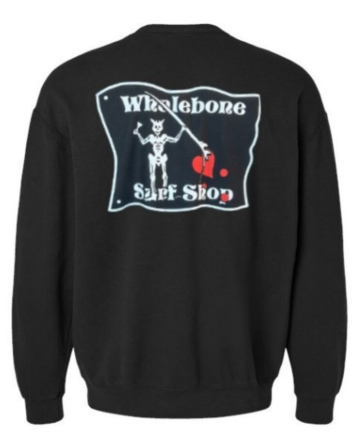 WHALEBONE LOGO BLACKBEARD CREWNECK
