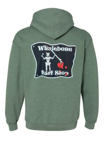 WHALEBONE LOGO Blackbeard Glow Heavy Blend Hoodie