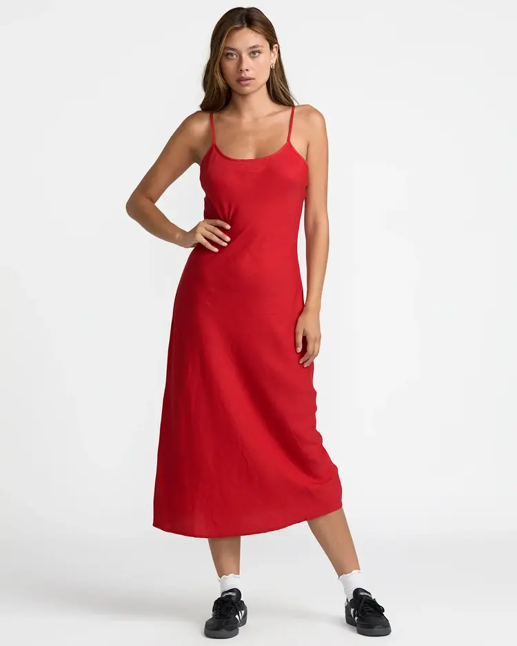 RVCA LETS DANCE SLIP DRESS