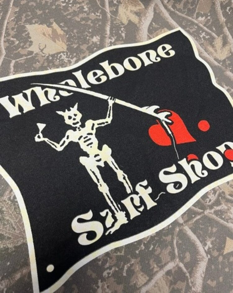WHALEBONE LOGO BLACKBEARD GLOW DEADWOOD CAMO PULLOVER HOODIE