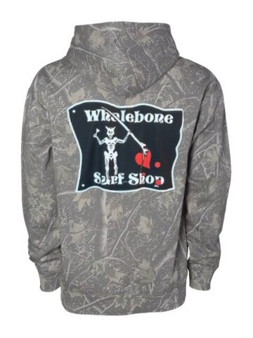 WHALEBONE LOGO Blackbeard Glow Deadwood Camo Pullover Hoodie