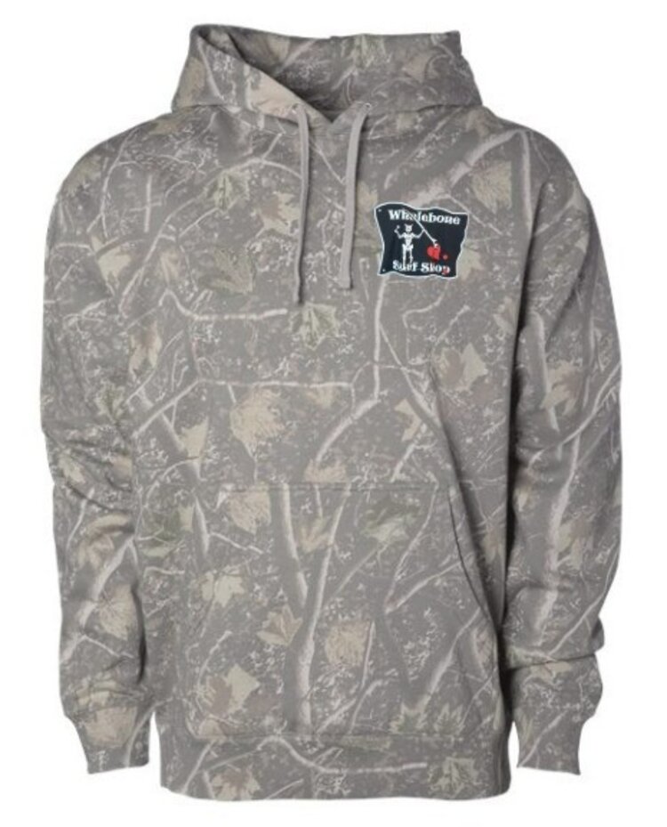 WHALEBONE LOGO BLACKBEARD GLOW DEADWOOD CAMO PULLOVER HOODIE