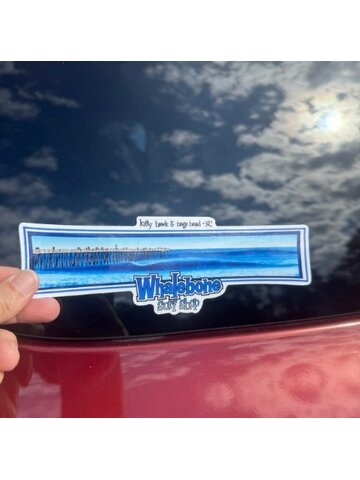 WHALEBONE LOGO Kitty Hawk Pier Sticker