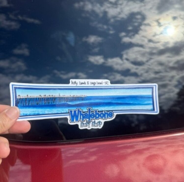 WHALEBONE LOGO KITTY HAWK PIER STICKER
