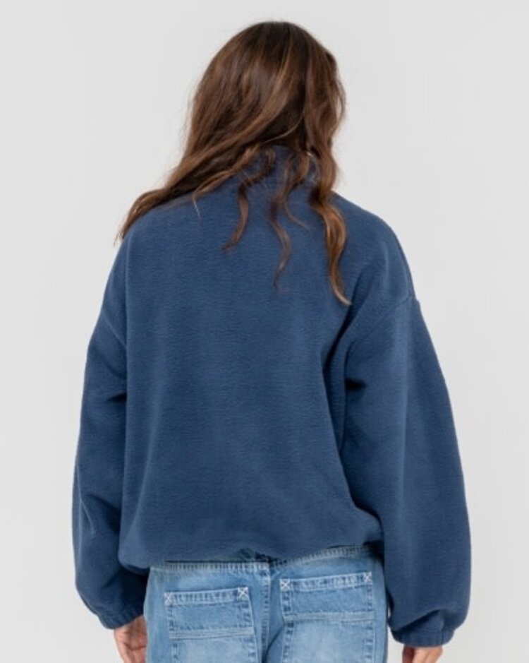 RUSTY USA TWO TIDES ZIP THROUGH SHERPA FLEECE