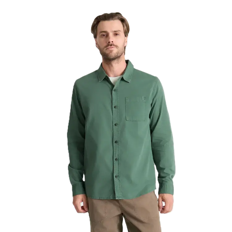 ROARK MADE TO FADE LONG SLEEVE BUTTON UP SHIRT
