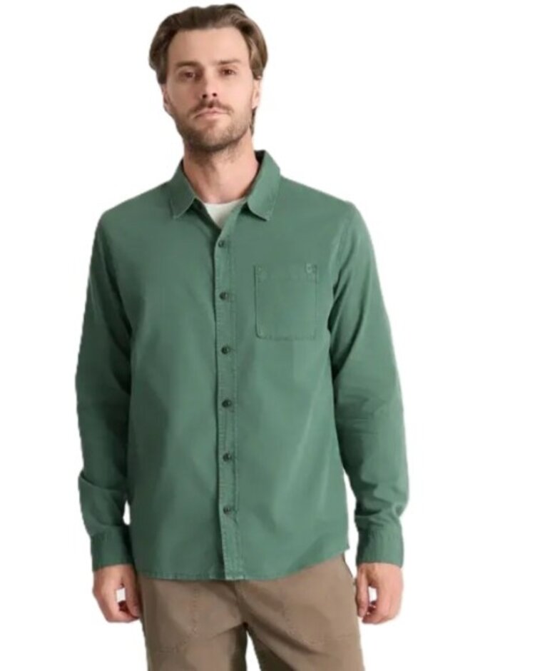 ROARK MADE TO FADE LONG SLEEVE BUTTON UP SHIRT