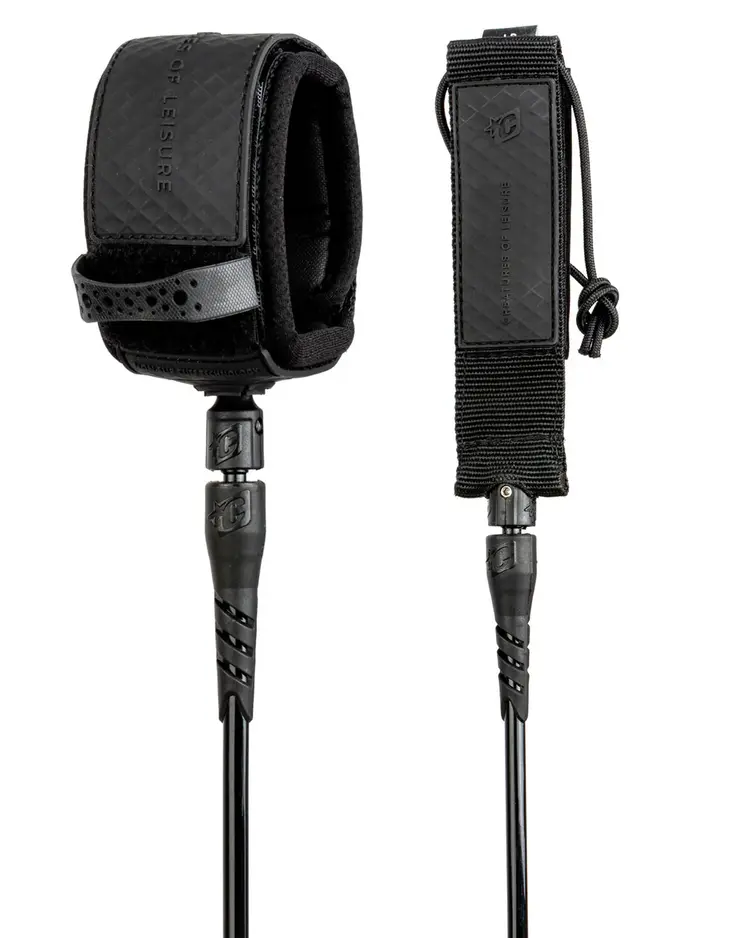 CREATURES OF LEISURE RELIANCE LONGBOARD ANKLE 10 LEAS - BLACK BLACK